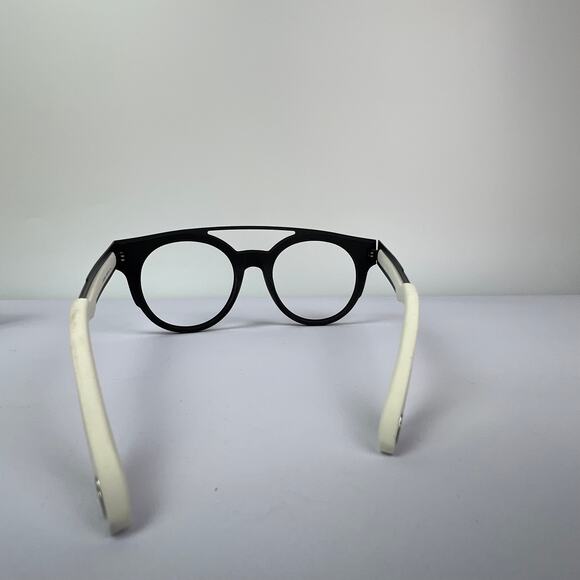 Givenchy GV 7017/N/S 807IR Black Lens / Black & White Frame Sunglasses - NO LENS - Picture 5 of 11
